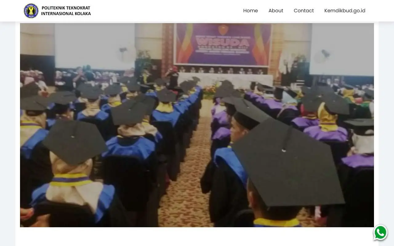 Tampilan website resmi Akademi Farmasi Putera Indonesia Malang (akademipim.ac.id)