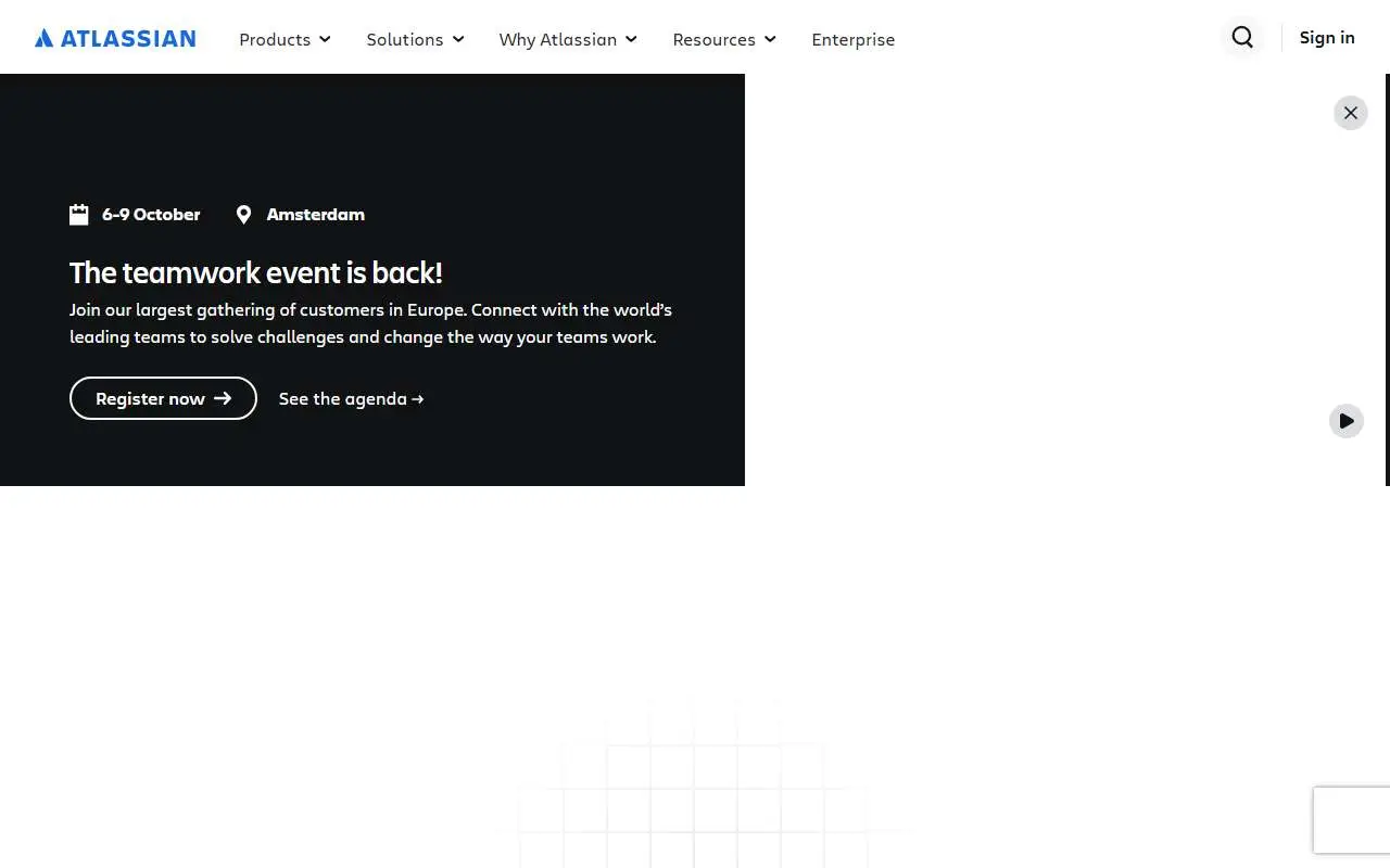 Tampilan website resmi Atlassian (atlassian.com)