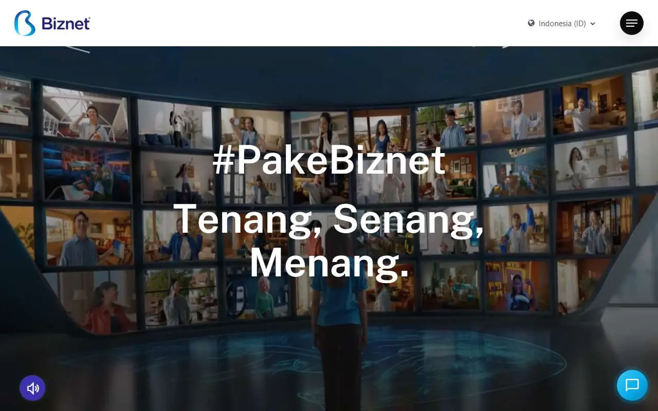 Tampilan website resmi Biznet Networks (biznetnetworks.com)