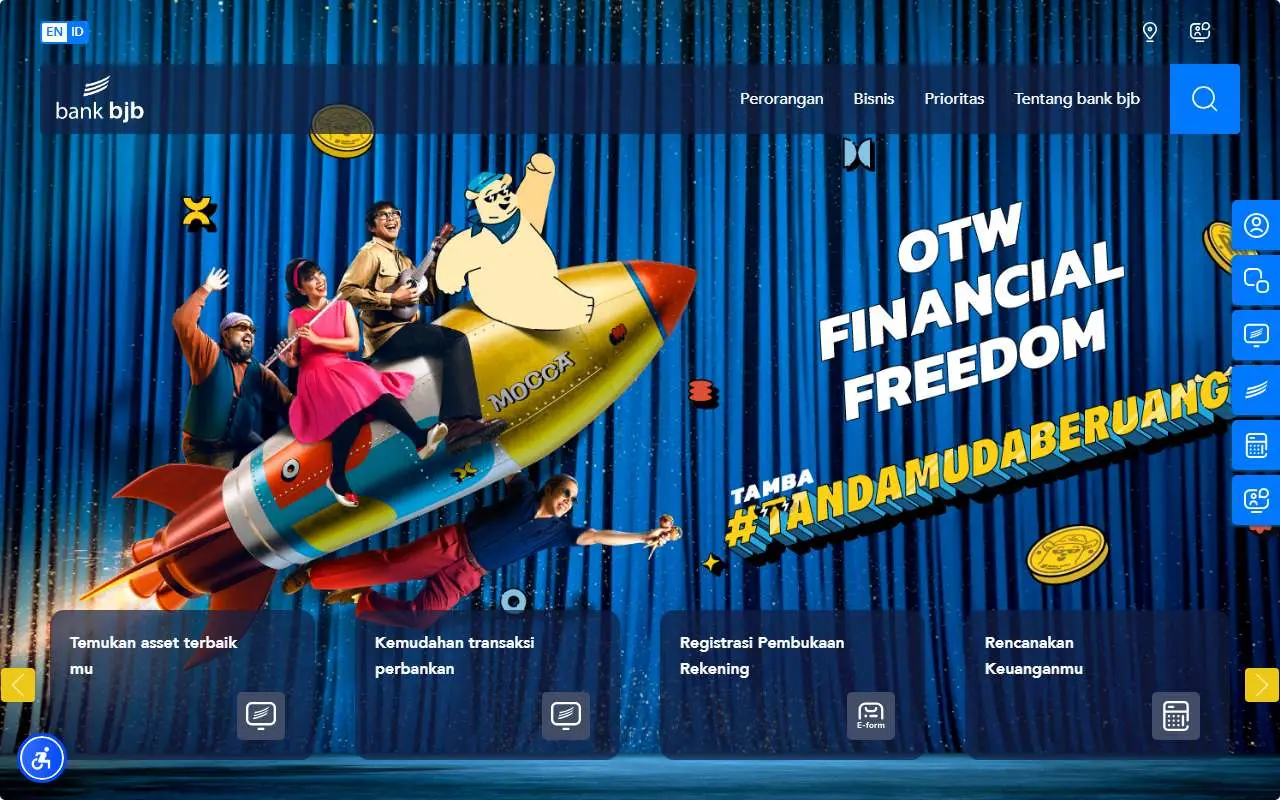 Tampilan website resmi Bank BJB (bankbjb.co.id)