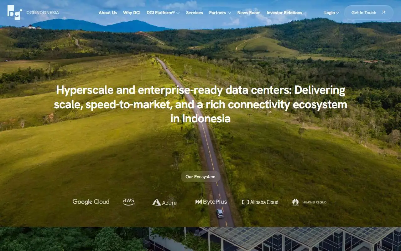 Tampilan website resmi DCI Indonesia (dci-indonesia.com)