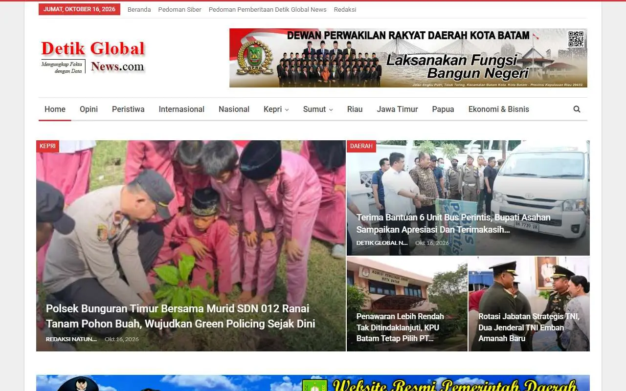 Tampilan website resmi Detik Global News (detikglobalnews.com)