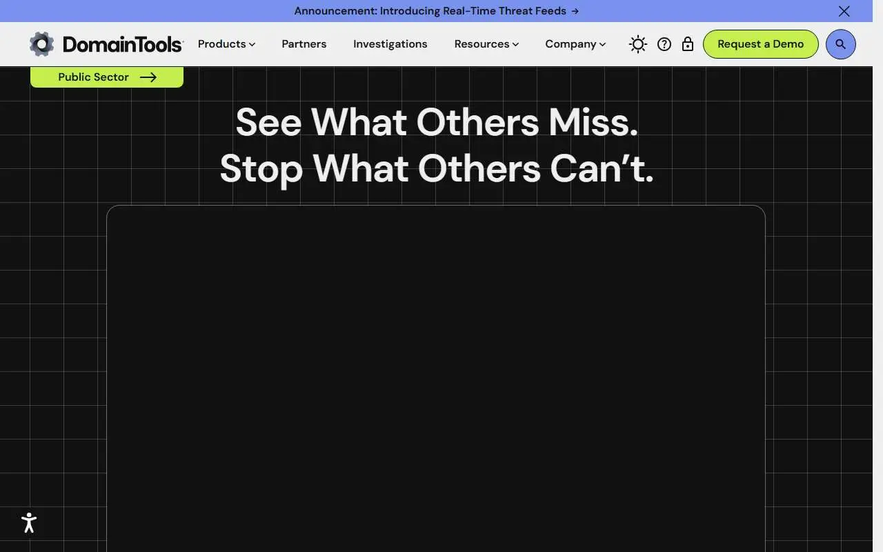 Tampilan website resmi DomainTools (domaintools.com)