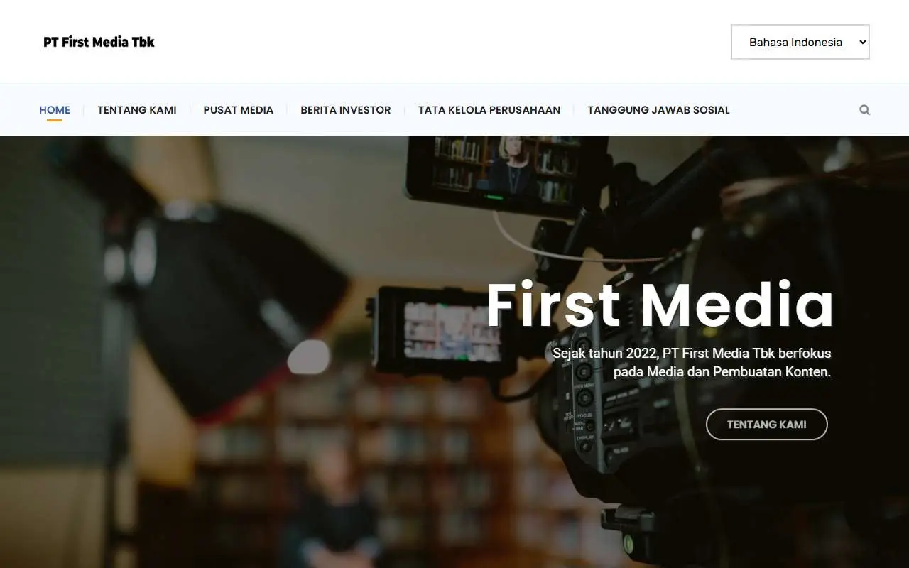 Tampilan website resmi First Media (firstmedia.co.id)