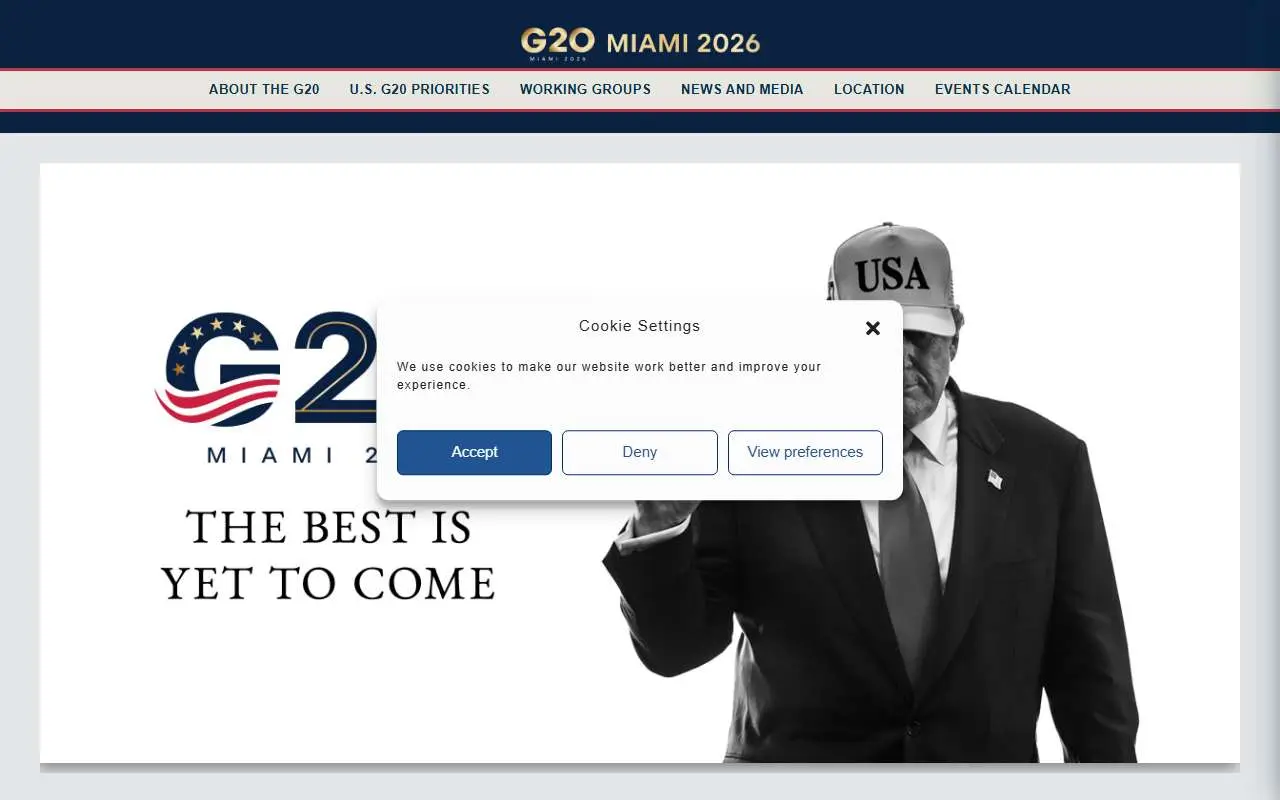 Tampilan website resmi G20 (g20.org)
