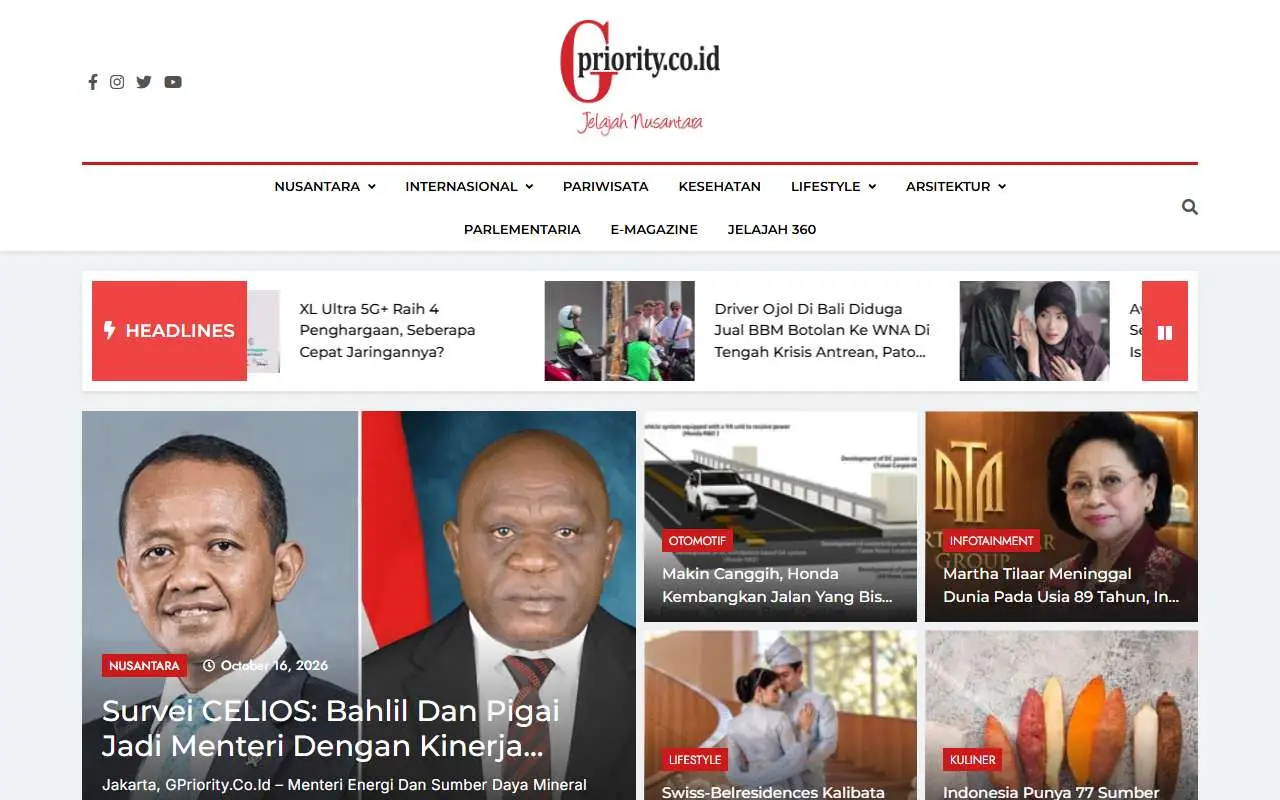 Tampilan website resmi Gpriority (gpriority.co.id)