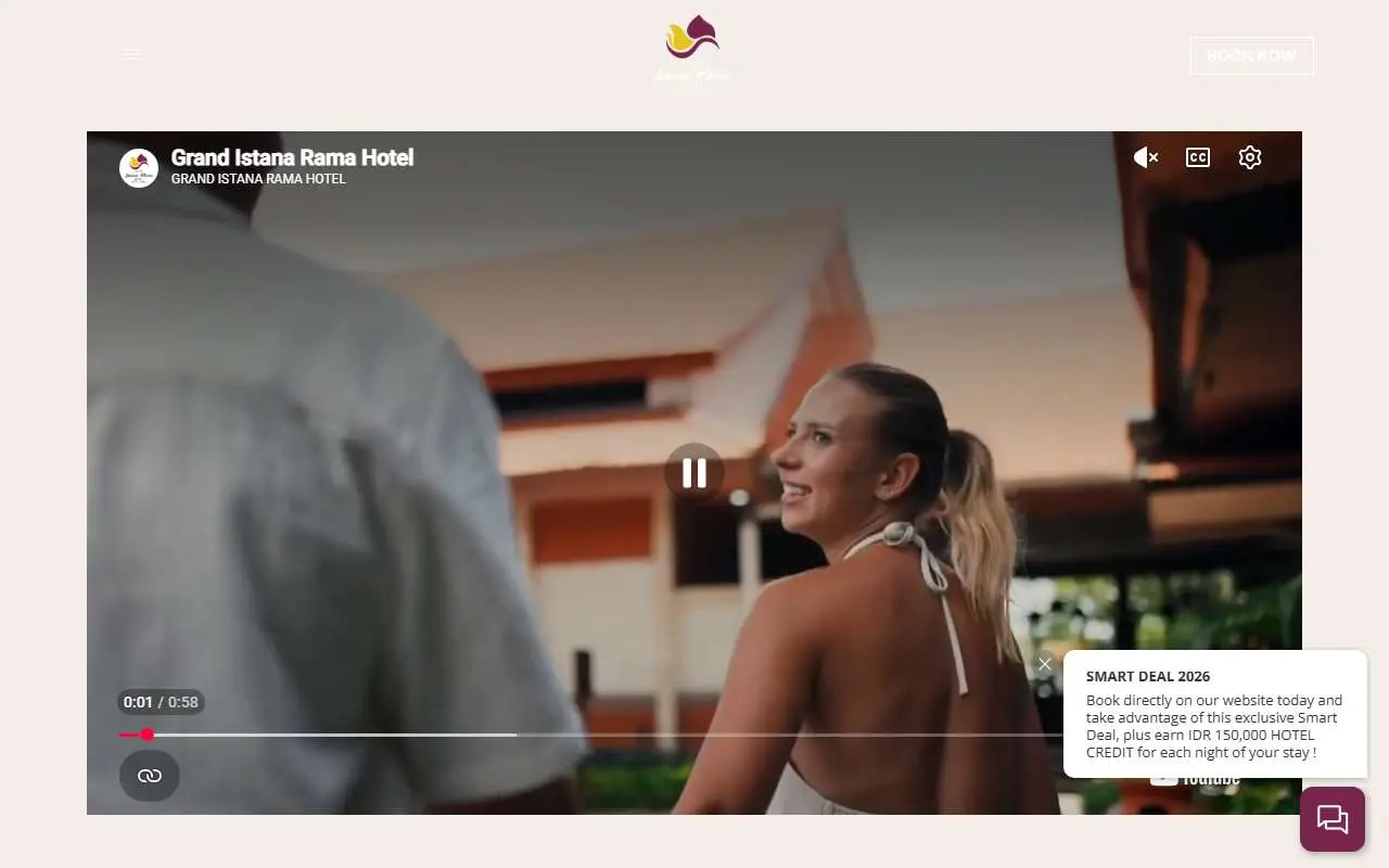 Tampilan website resmi Grand Istana Rama (grandistanarama.com)