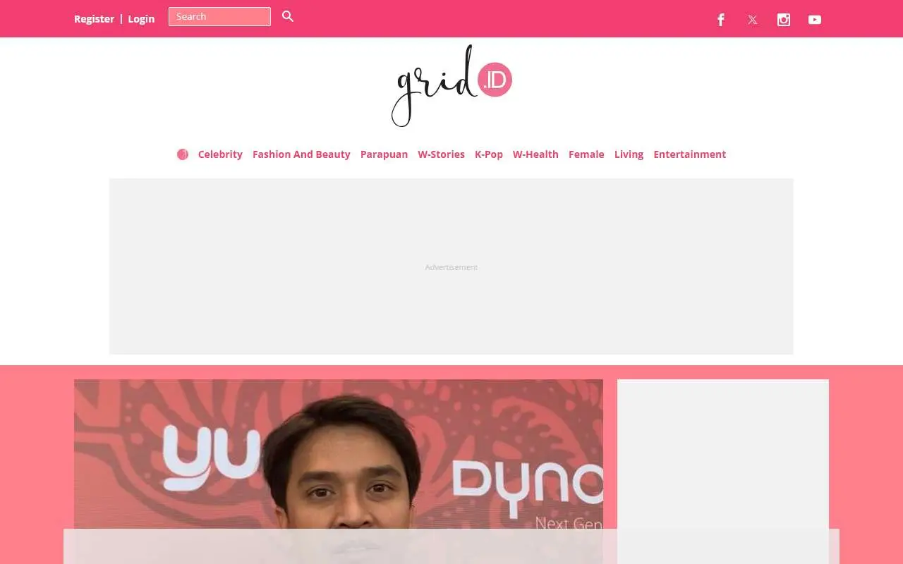 Tampilan website resmi GRID.ID (grid.id)