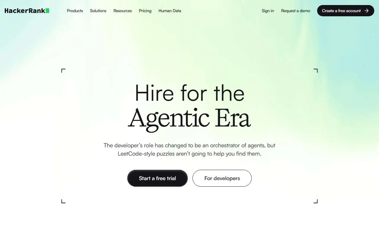 Tampilan website resmi HackerRank (hackerrank.com)