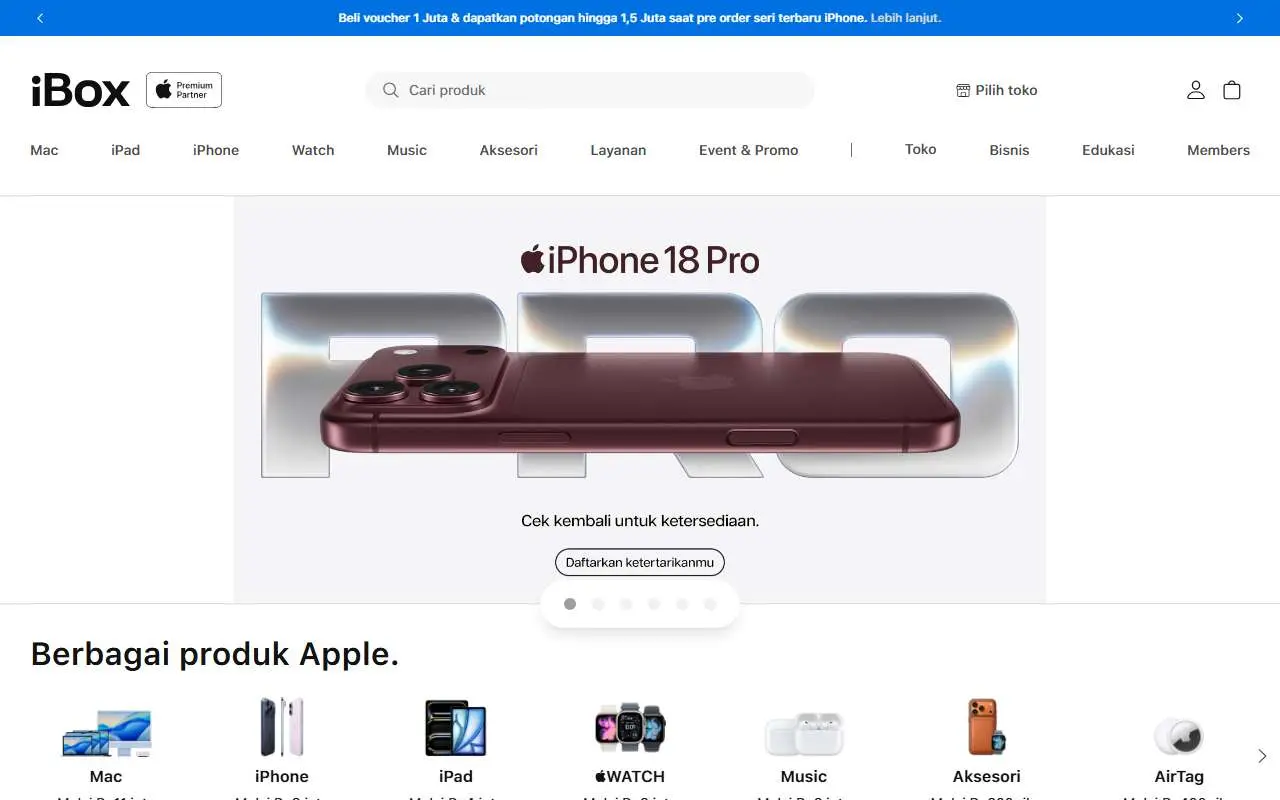 Tampilan website resmi iBox (ibox.co.id)