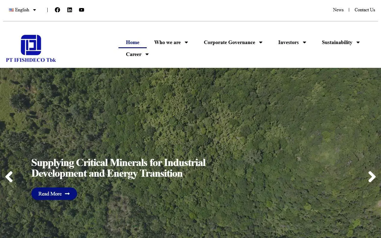 Tampilan website resmi Ifishdeco (ifishdeco.com)