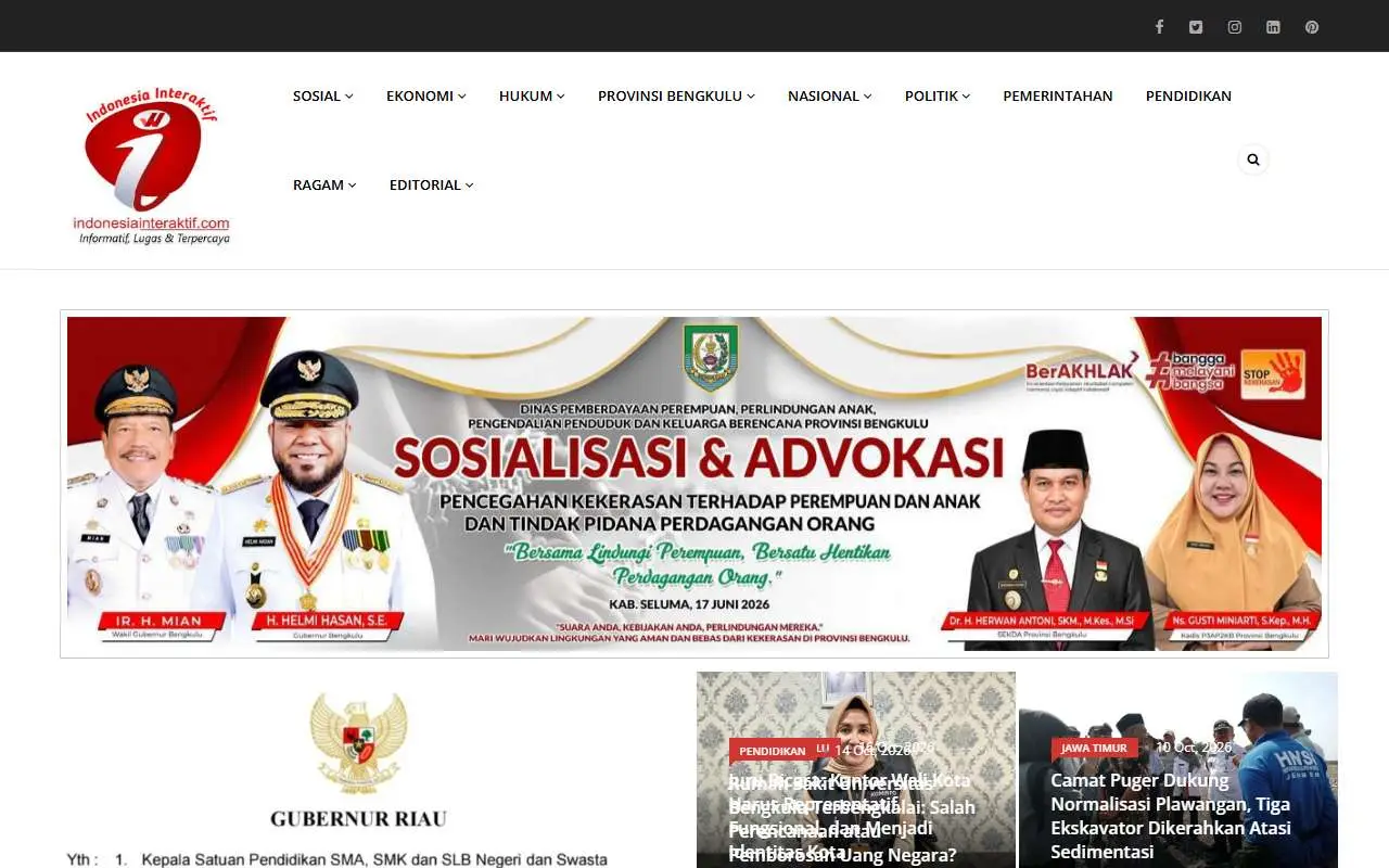 Tampilan website resmi Indonesia Interaktif (indonesiainteraktif.com)