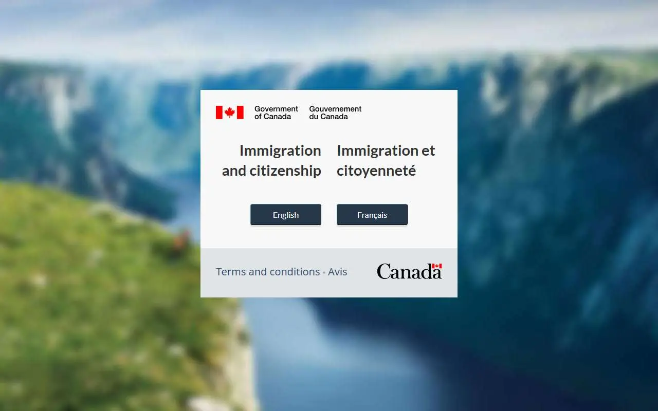 Tampilan website resmi IRCC Kanada (ircc.canada.ca)