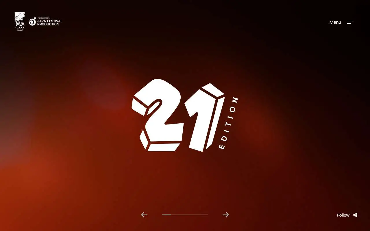 Tampilan website resmi Java Jazz Festival (javajazzfestival.com)