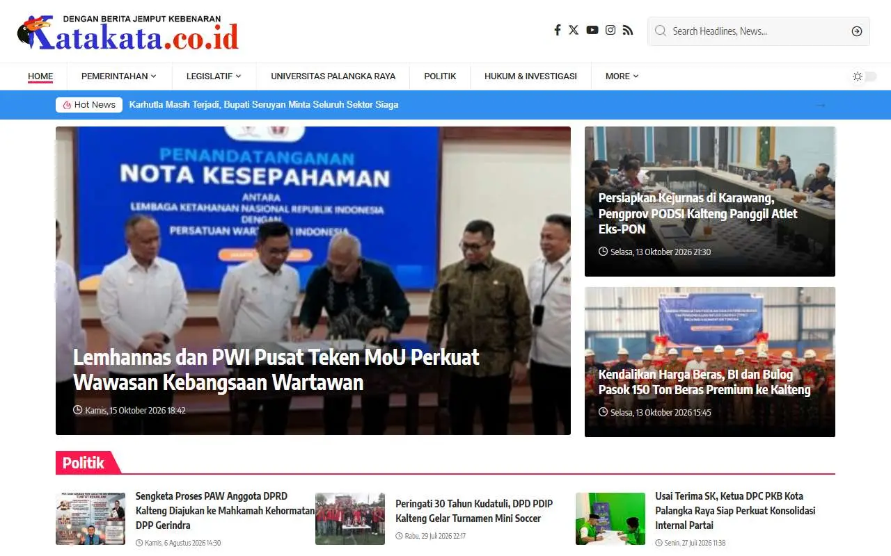 Tampilan website resmi Katakata (katakata.co.id)