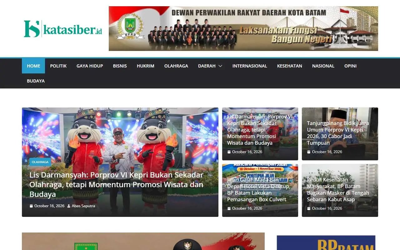 Tampilan website resmi Kata Siber (katasiber.id)
