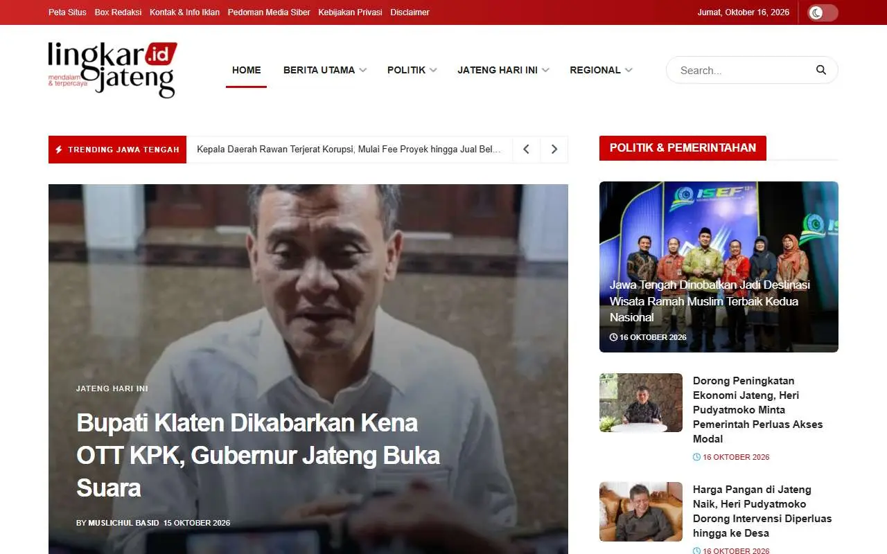 Tampilan website resmi Lingkarjateng (lingkarjateng.id)