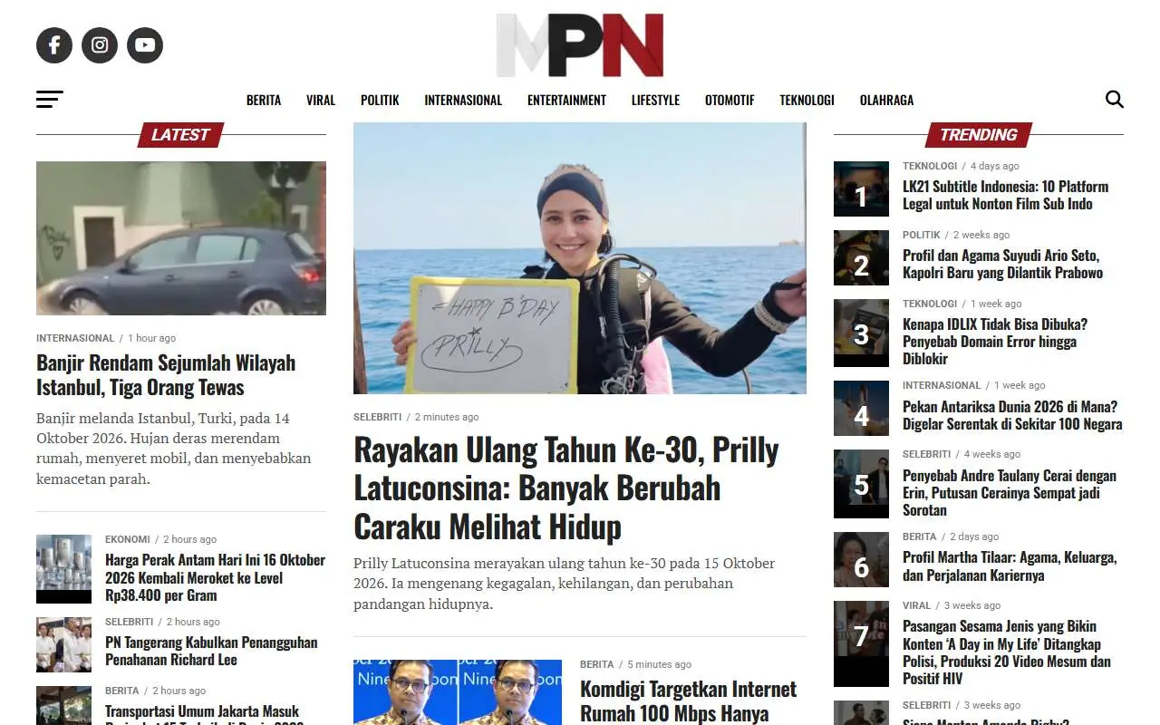 Tampilan website resmi Mpn Indonesia (mpnindonesia.com)