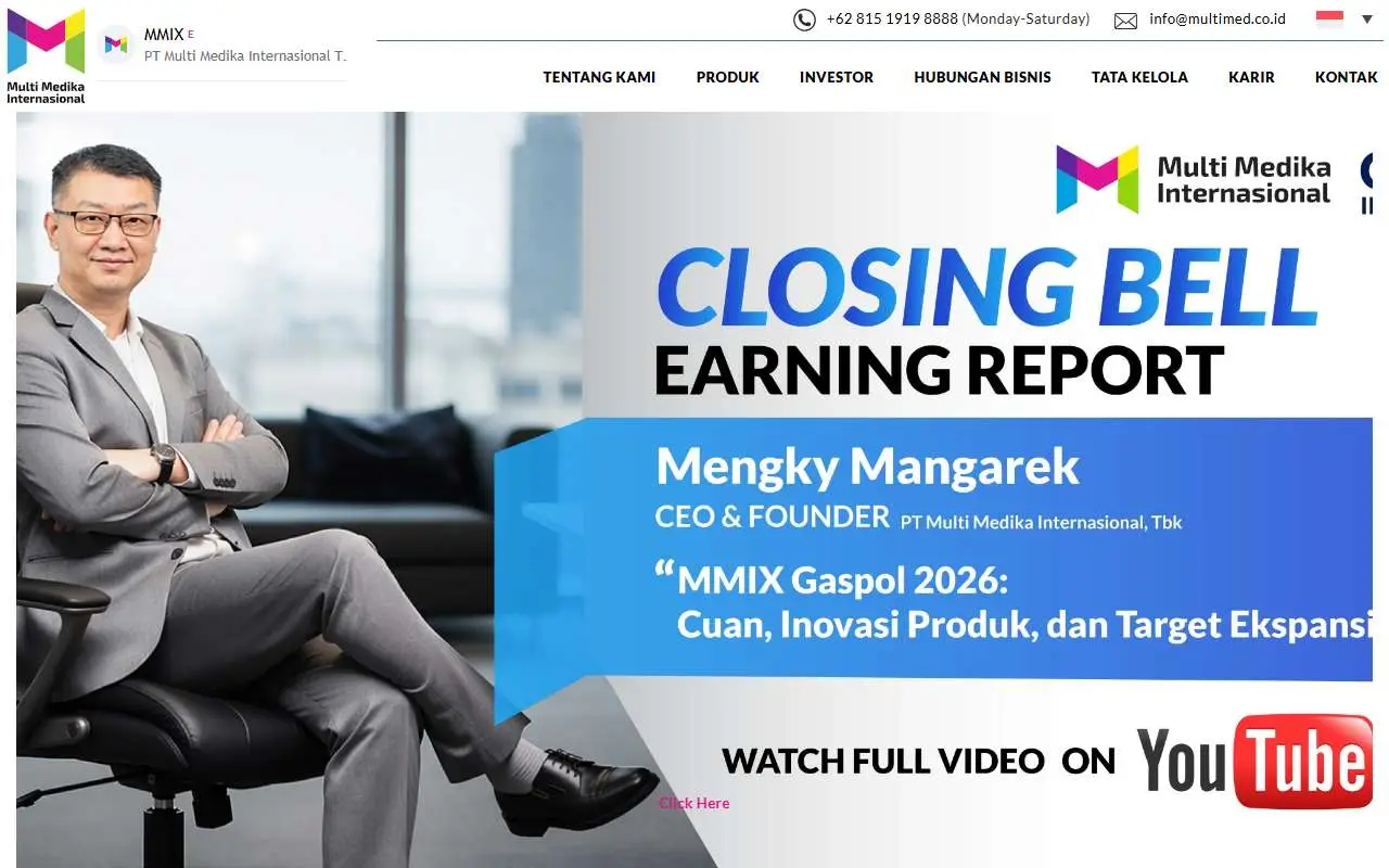 Tampilan website resmi Multi Medika Internasional (multimed.co.id)