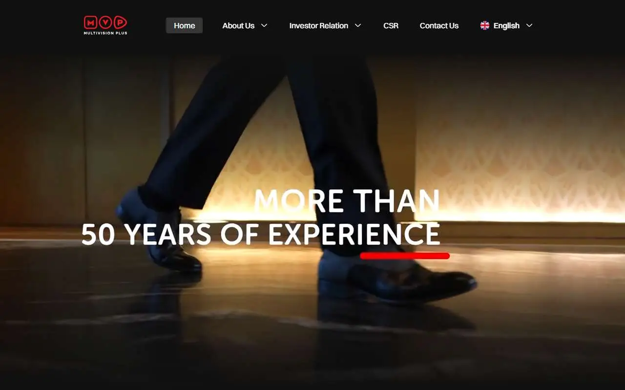 Tampilan website resmi MVP Tripar Multivision Plus (mvpworld.com)