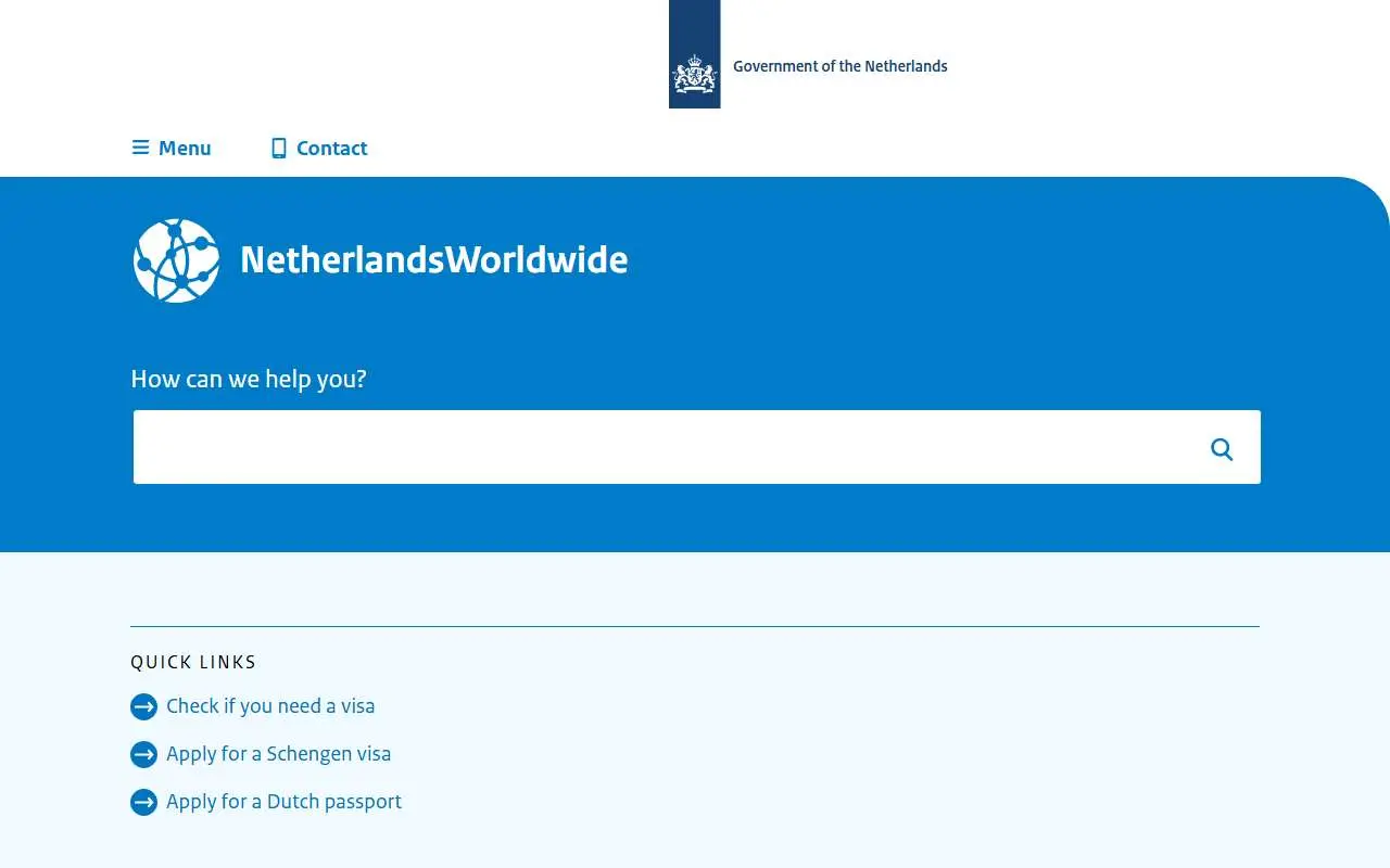 Tampilan website resmi Netherlands Worldwide (netherlandsworldwide.nl)