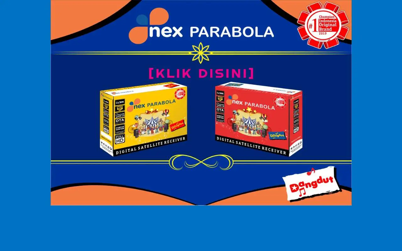 Tampilan website resmi Nex Parabola (nexparabola.com)