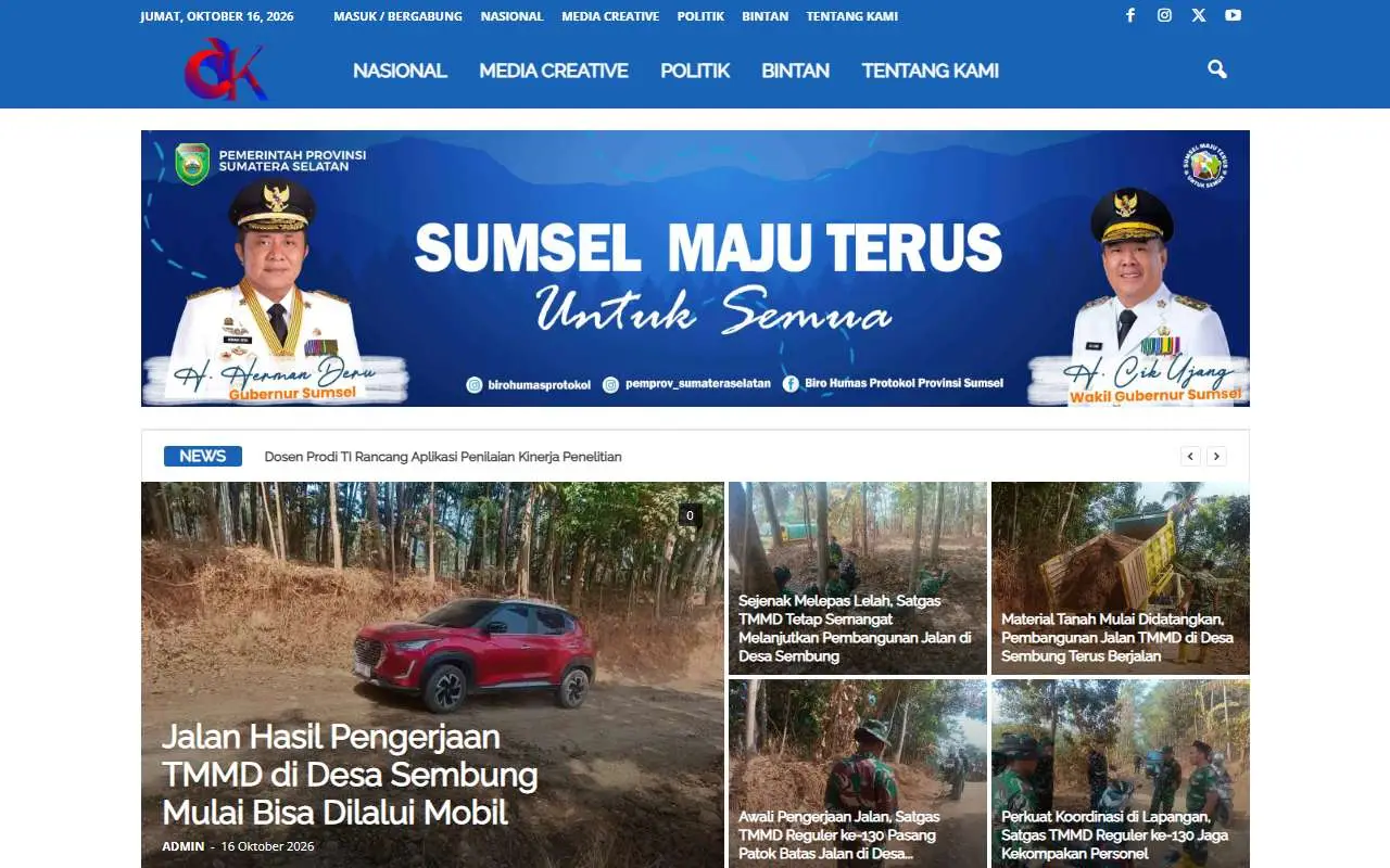 Tampilan website resmi Onlinekoe (onlinekoe.com)