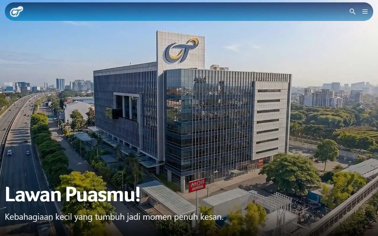 Tampilan website resmi Orang Tua Group (ot.id)