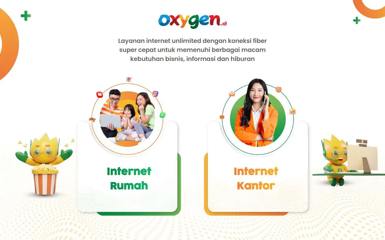 Tampilan website resmi Oxygen.id (oxygen.id)