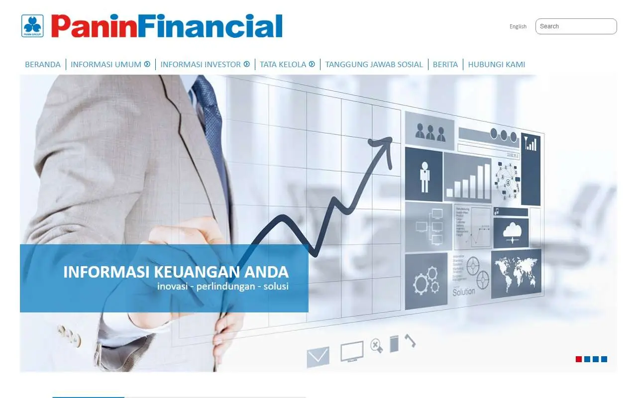 Tampilan website resmi Panin Financial (paninfinancial.co.id)