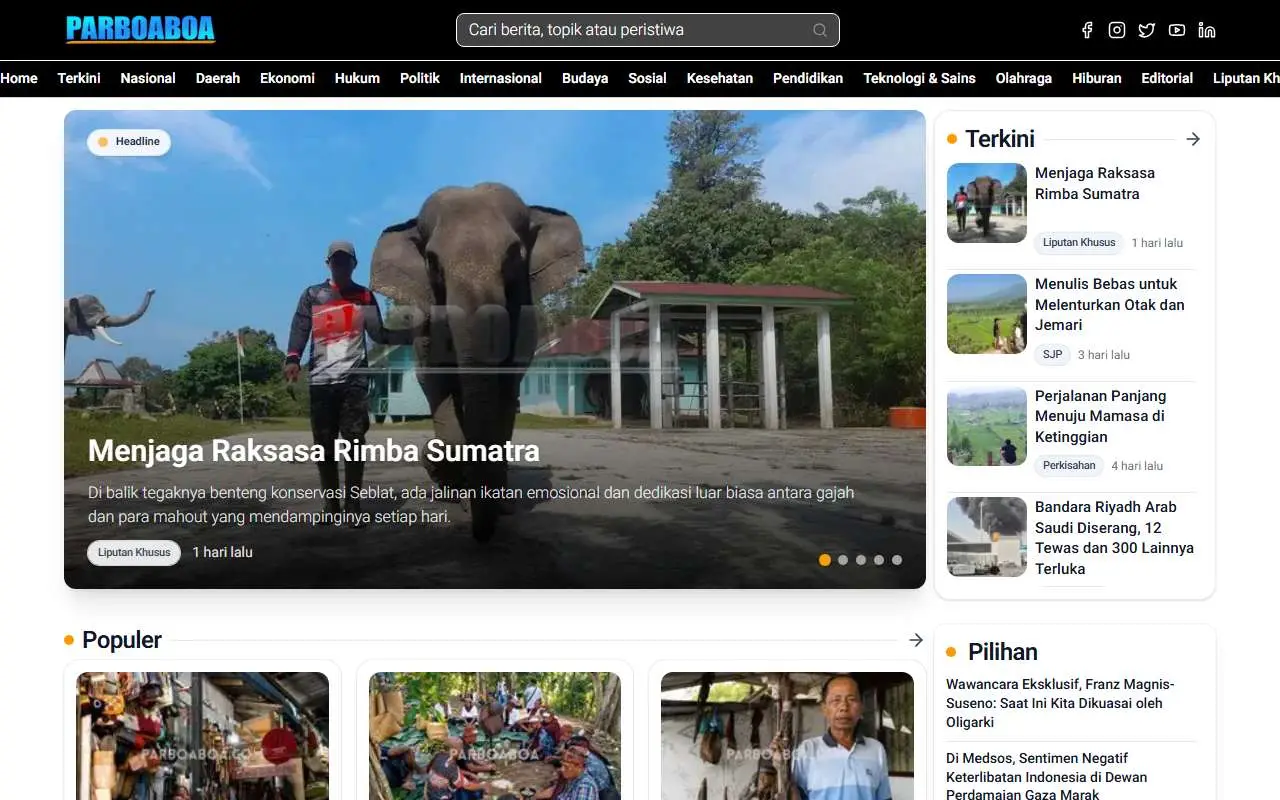 Tampilan website resmi Parboaboa (parboaboa.com)