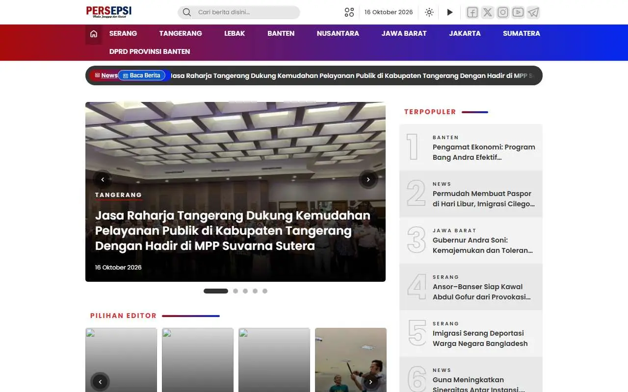 Tampilan website resmi Persepsi (persepsi.co.id)