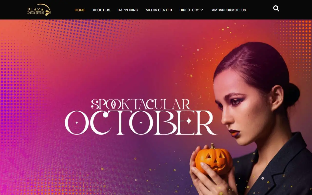 Tampilan website resmi Ambarukmo Plaza (plaza-ambarrukmo.co.id)