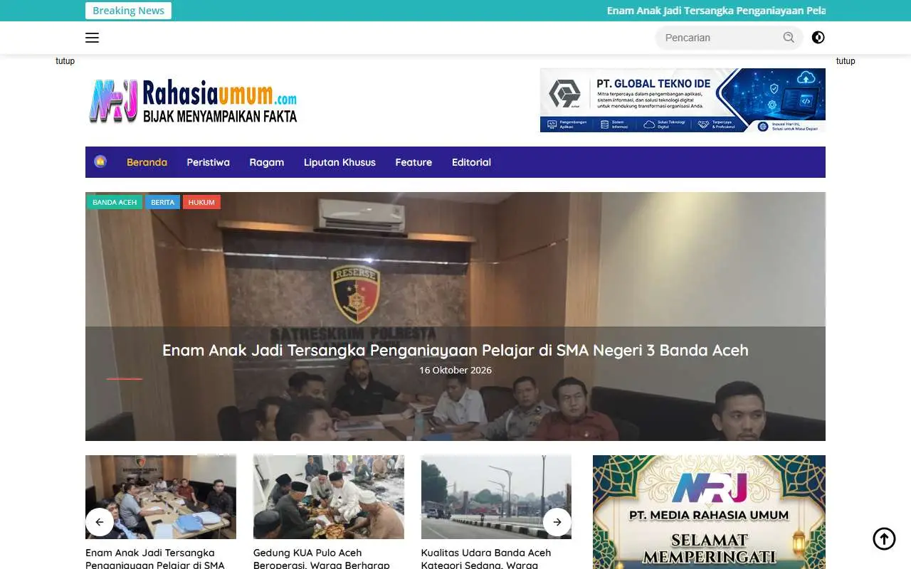 Tampilan website resmi Rahasia Umum (rahasiaumum.com)