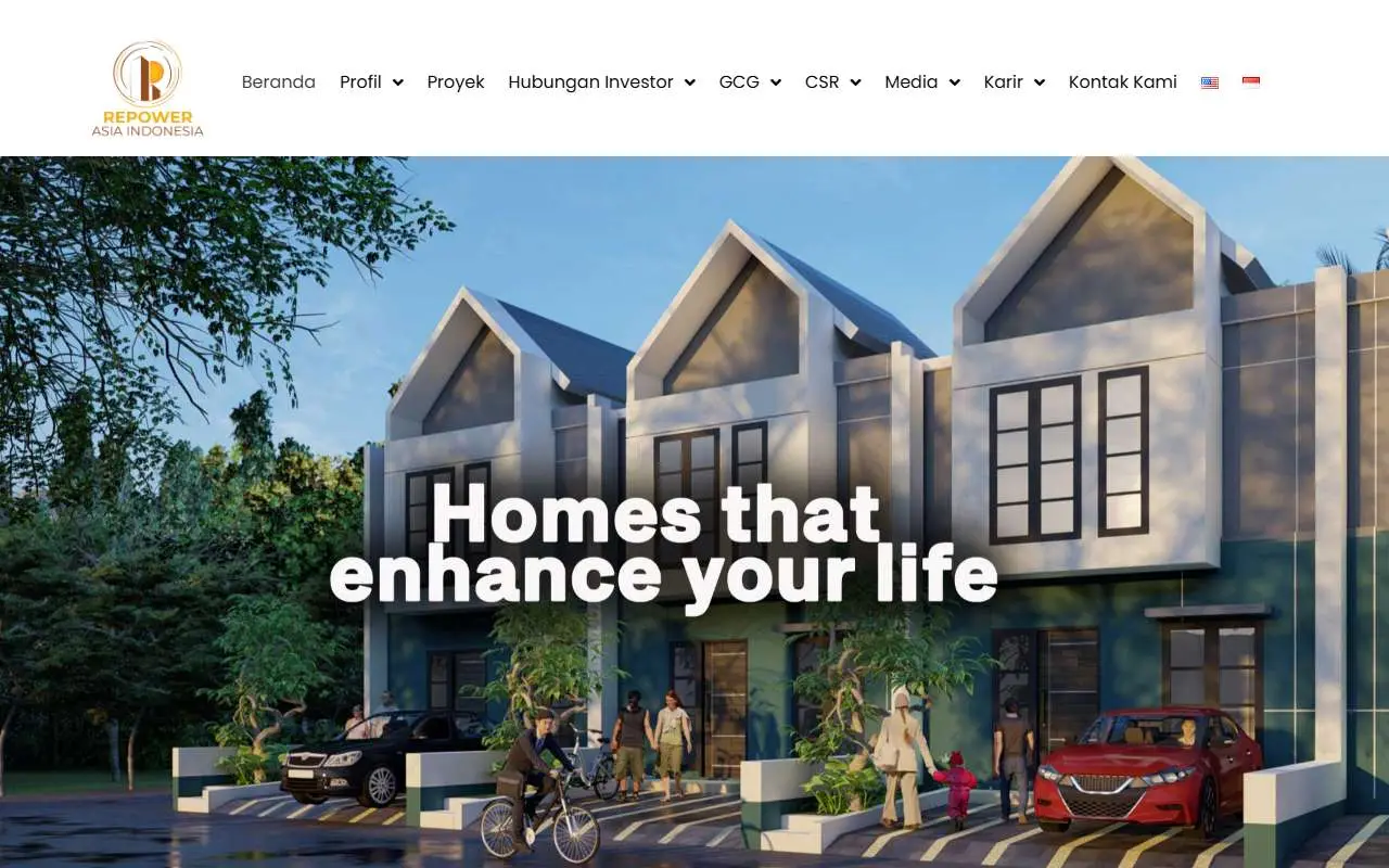 Tampilan website resmi Repower Asia Indonesia (repowerasiaindonesia.co.id)