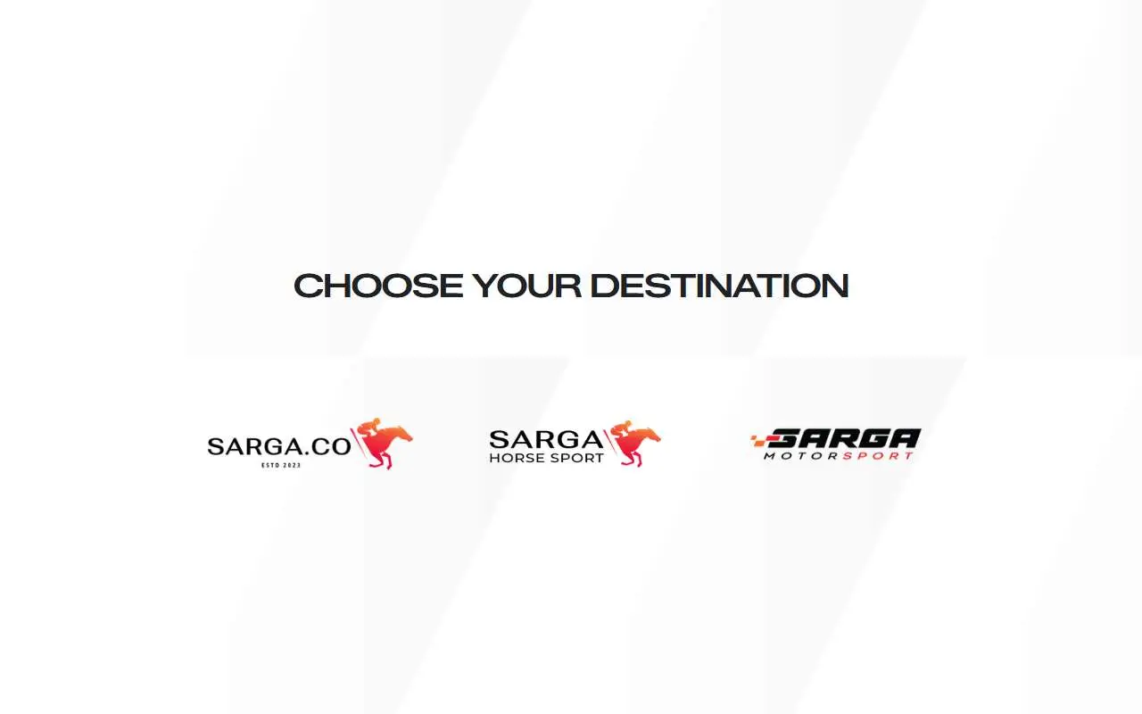 Tampilan website resmi Sarga.co (sarga.co)