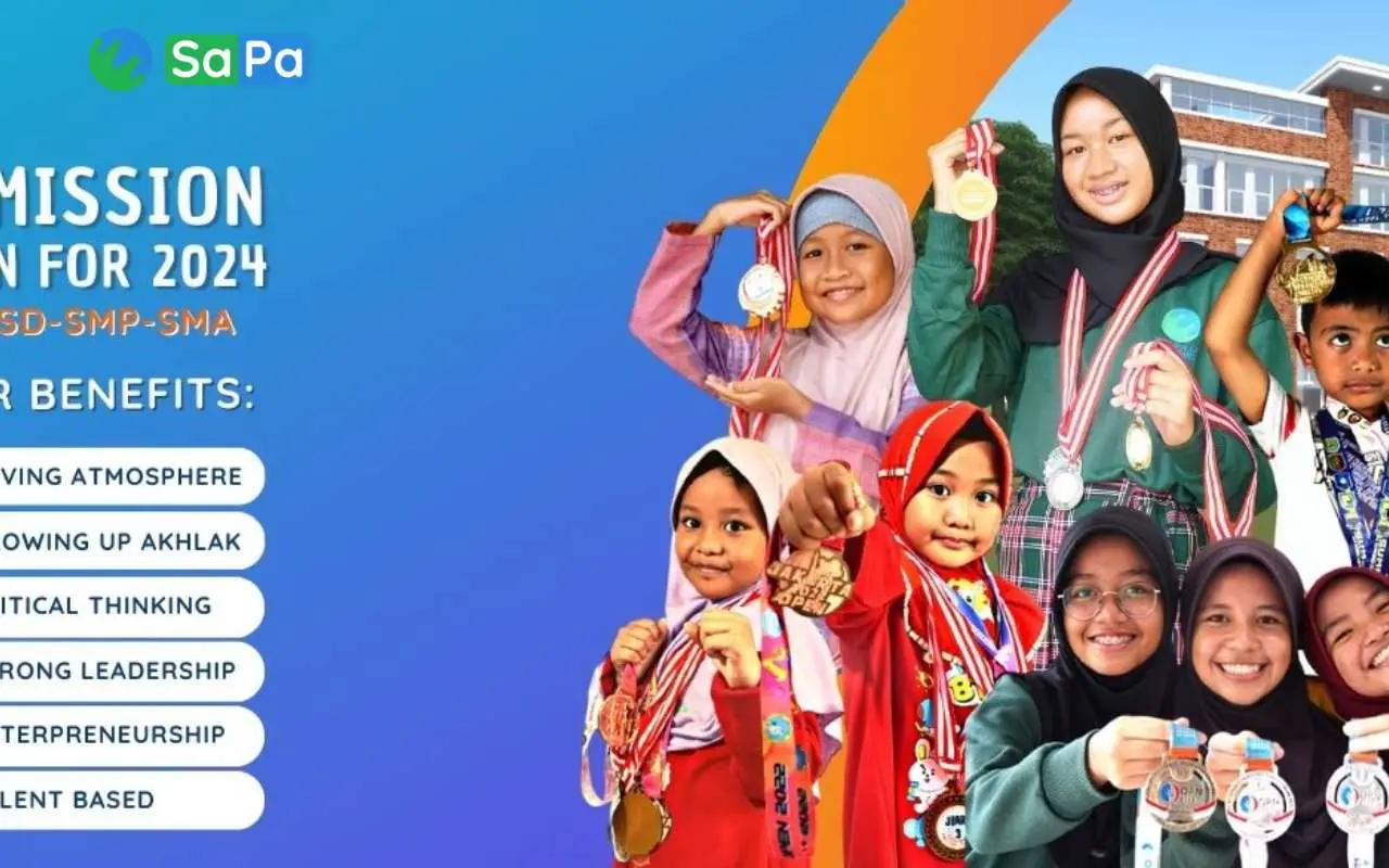 Tampilan website resmi Alam Palembang Elementary School (sekolahalampalembang.com)