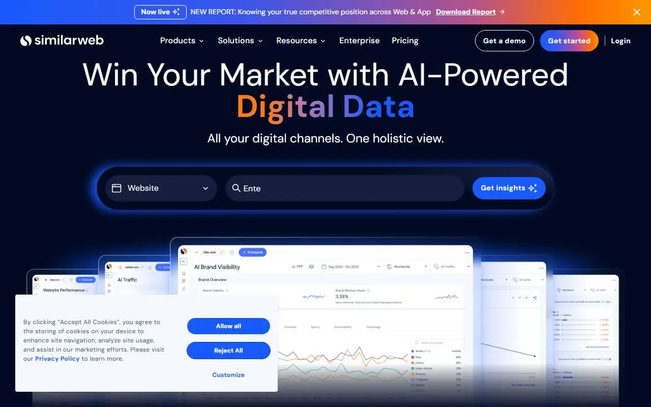 Tampilan website resmi Similarweb (similarweb.com)