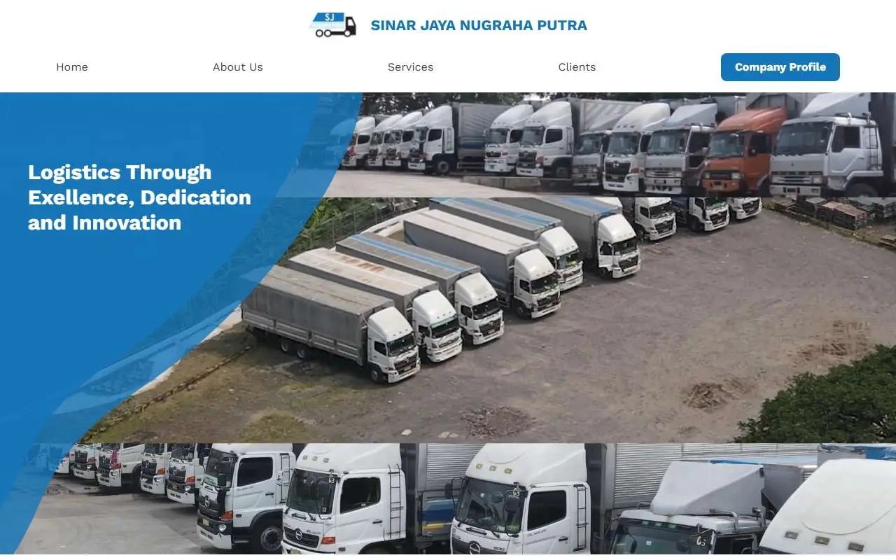 Tampilan website resmi Sinar Jaya (sinarjaya.co.id)