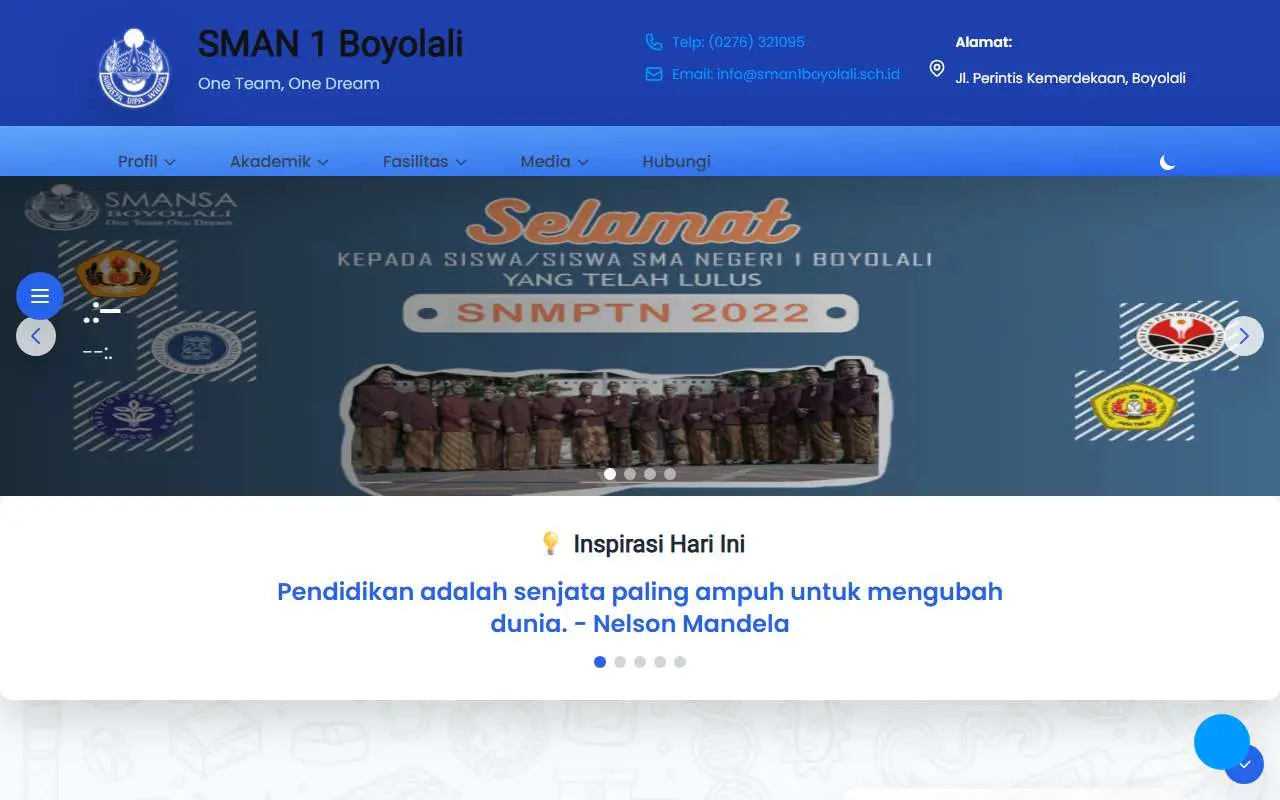 Tampilan website resmi SMA Negeri 1 Boyolali (sma1boyolali.sch.id)