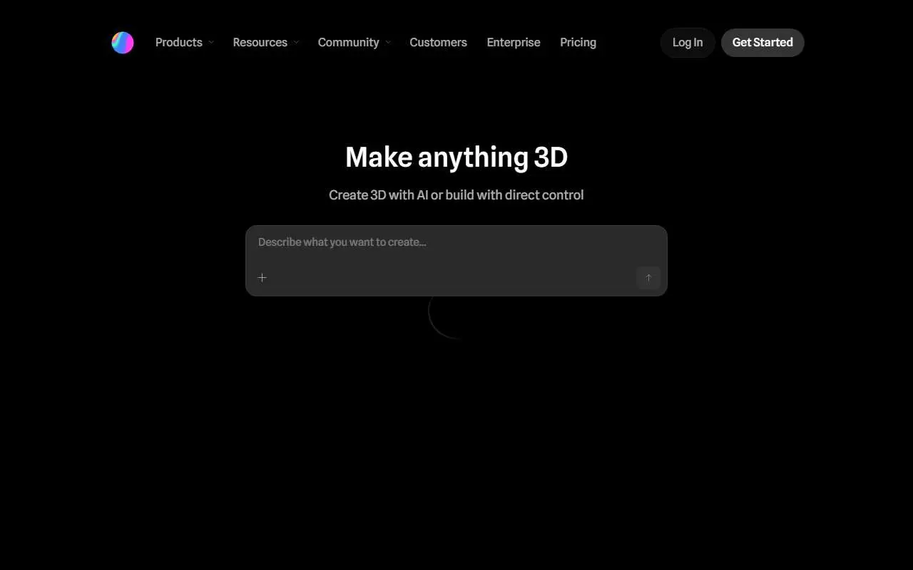 Tampilan website resmi Spline (spline.design)