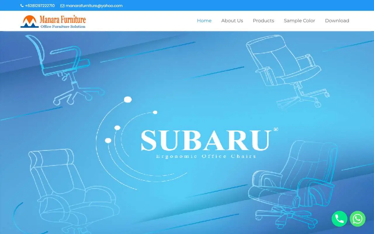 Tampilan website resmi Subaru Indonesia (subaru.co.id)