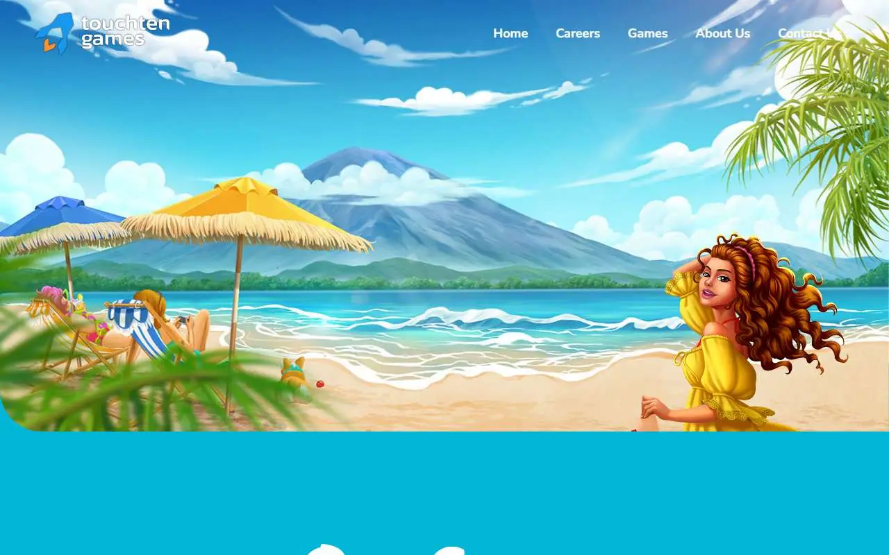 Tampilan website resmi Touchten (touchten.com)