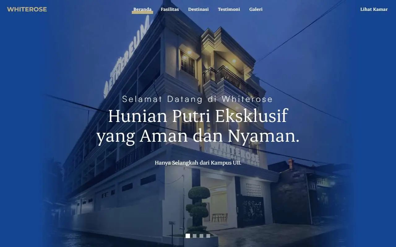 Tampilan website resmi White Rose (whiterose.id)
