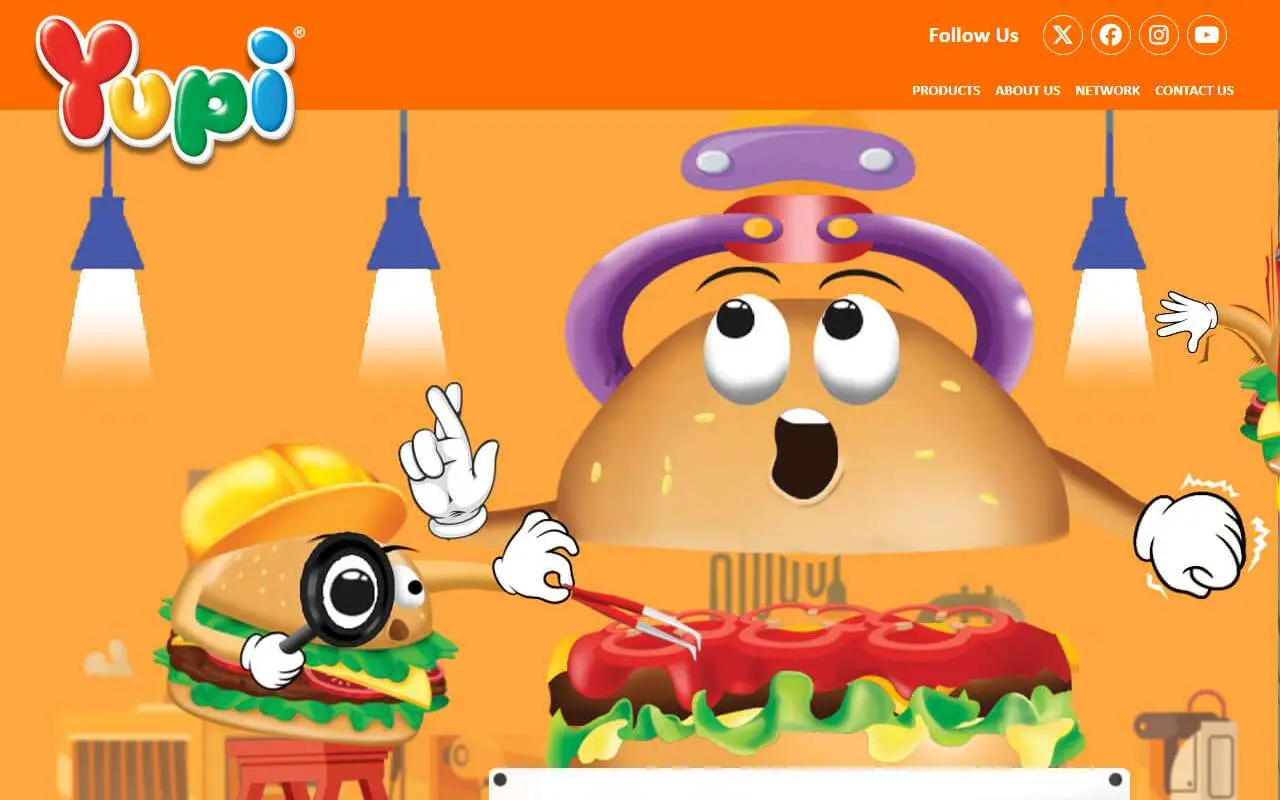 Tampilan website resmi Yupi (yupindo.com)